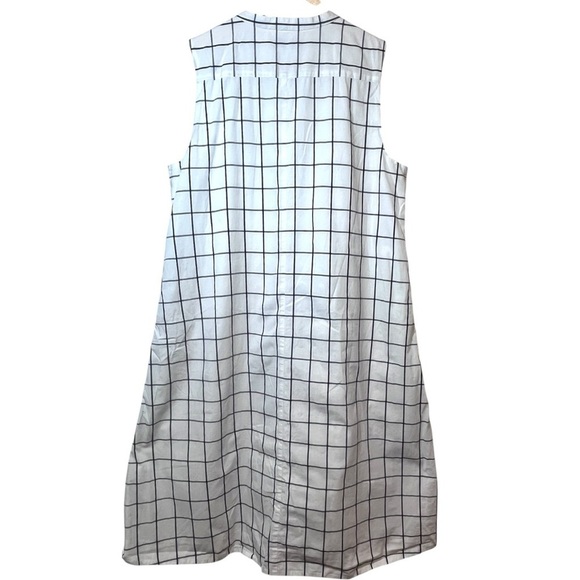 Madewell Grid Print Dress - Picture 4 of 11